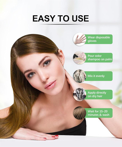 Champú Sin Ppd Para Cabello Gris + Aceite De Argán +