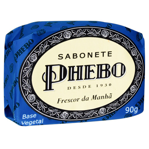 Imagem 3 de 4 de Sabão em barra Phebo Vegetal Frescor da Manhã de 90 g