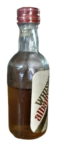 Botellita Miniatura Whisky Albany Club Añejo Franja Oro 1967 (Usado)