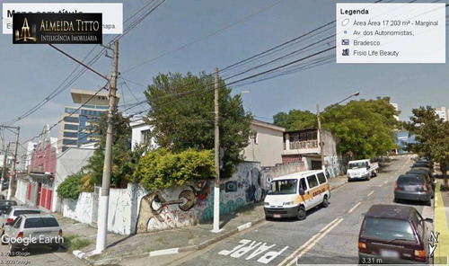 Excelente Terreno Comercial E Residencial Centro De Osasco - Sp - Te0043