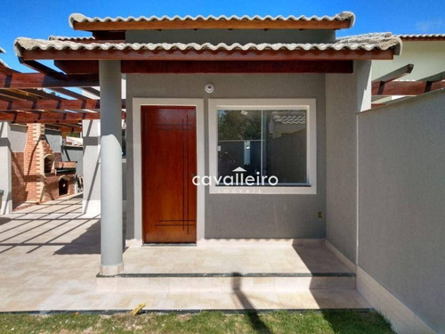 R$350.000 - Casa Com 2 Quartos (1 Suíte) E Área Gourmet. Barroco - Itaipuaçu - Maricá-rj - Ca4310