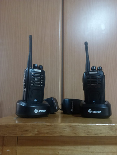02 Radios Intercomunicadores Digitales 5k Steren Rad-510 Negro 16 (Usado)