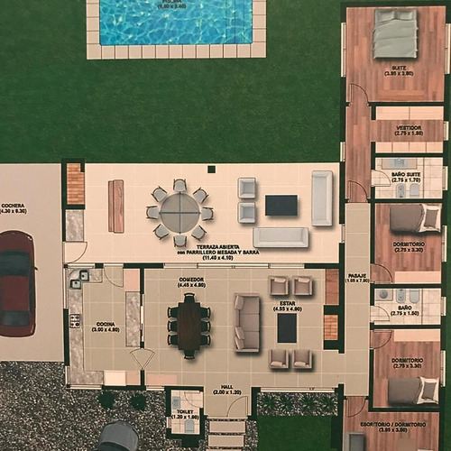Casa - Countries/b.cerrado (carrasco)