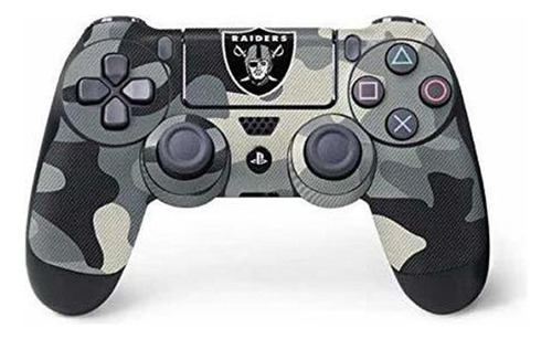 Skin Controlador Skinit Oakland Raiders Camo Para Ps4 -