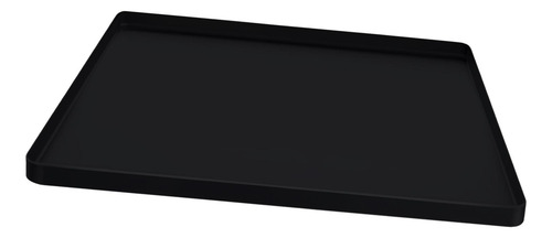 Silicona Mini Nevera De La Alfombra Del Piso Bandeja Negro