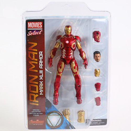 Figura De Acción Marvel Legends Select Ironman Mark Mk 43 Ar