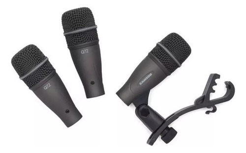 Samson Dk703 Set De 3 Microfonos Para Bateria Con Soporte