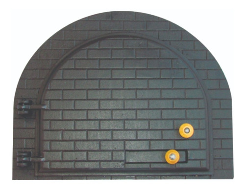 Porta Para Forno De Pizza Igloo 90 Frente Ferro F/grátis