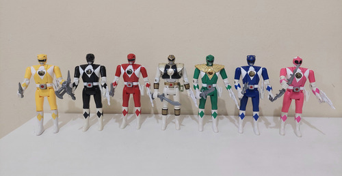 Boneco Power Rangers Set Vira Cabeça Bandai 1993 Raro (Usado)