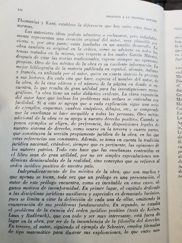 A0 Introducción Al Estudio Del Derecho 35.a Ed García Maynez (Usado)