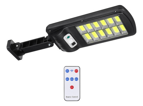 Luz Solar Con Sensor Doméstico 12 Celdas Control Remoto
