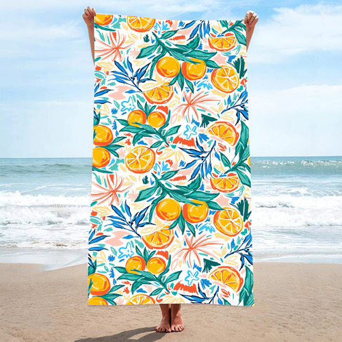 Toalla De Playa De Gran Tamaño, Superabsorbente Y Gruesa, Mi