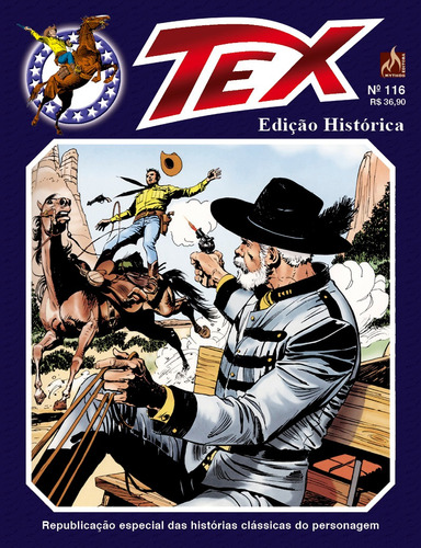 Tex edição histórica Nº 116: O forasteiro, de Nolitta, Guido. Editora Edições Mythos Eireli, capa mole em português, 2021