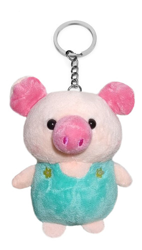 Chaveiro Porco De Pelúcia Plush Estojo Malas Mochilas