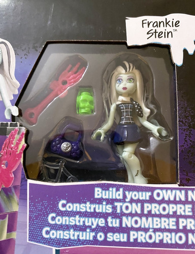 Mega Bloks Monster High - Creador De Nombres Con Frankie (Usado)