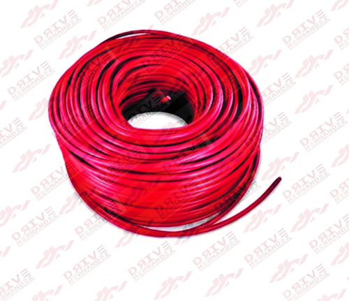 Cable Automotriz Para Bateria Calibre 6 / 25m Unipolar Rojo