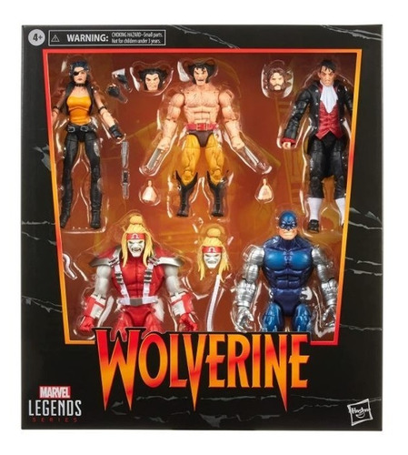 Marvel Legends Wolverine 5 Pack Villanos Exclusive Set Omega