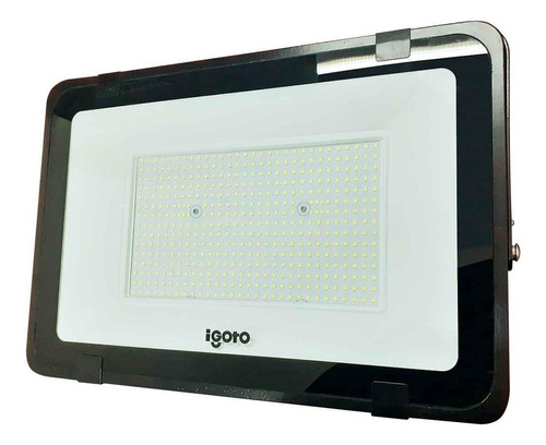 Lampara Led Reflector Igoto Ref300 300w 6500k Luz Dia Negro Color De La Luz Fría