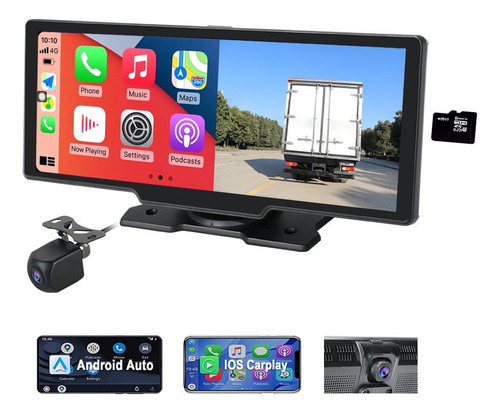 Estéreo De Coche Con Carplay Android Auto Dashcam 10.26 Inch