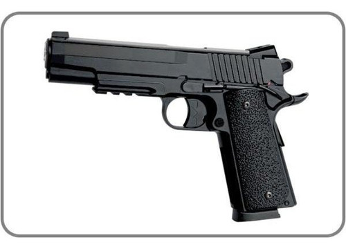 Pistola Balines Kwc 1911 Colt Full Metal Cal 4.5 Co2 Aire