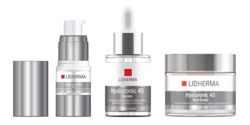 Lidherma Kit Hyaluronic 4d Serum + Crema + Contorno De Ojos