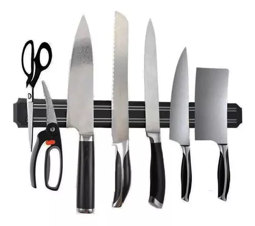  Colture Soporte magnético para cuchillos con potente imán,  soporte magnético de madera maciza para cuchillos, bloque organizador sin  cuchillos : Hogar y Cocina