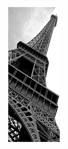 Adesivo De Porta Paris Torre Eiffel Arco Do Triunfo Mod. 133