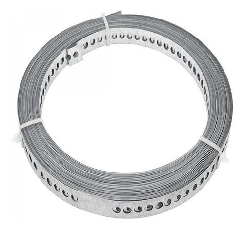 Fita De Aço Perfurada 17mm X 10mts