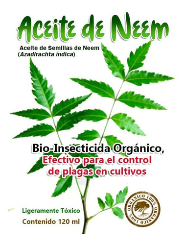 Aceite De Neem Puro 500 Ml Controlador De Plagas