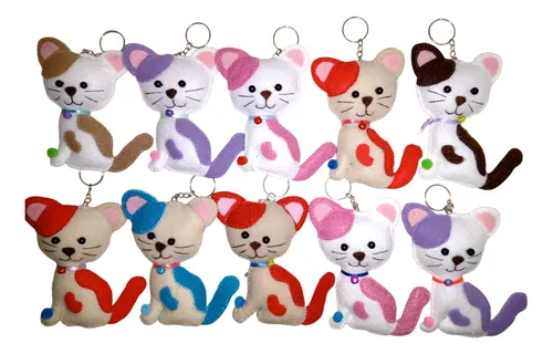 comprar Souvenir Gato De Paño Lenci X 10