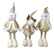 Comprar Pack3 Muñecos Navideños Patas Largas Decoracion Navidad 60cm