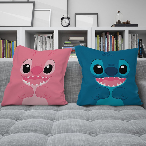 Imagen 4 de 5 de Combo Almohadones Almohadón Stitch Vellon Desmontable 2