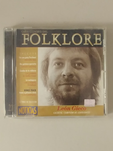 Cd Obra Cumbre Del Folklore Numero 21 León Gieco (cd1)