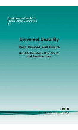 Libro Universal Usability : Past, Present, And Future - G...