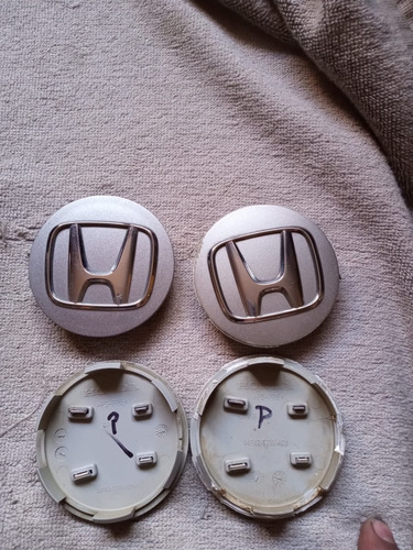 4 Centros De Rin Honda Brv, Civic, Crv, Odissey, Hrv 6.9 Cm