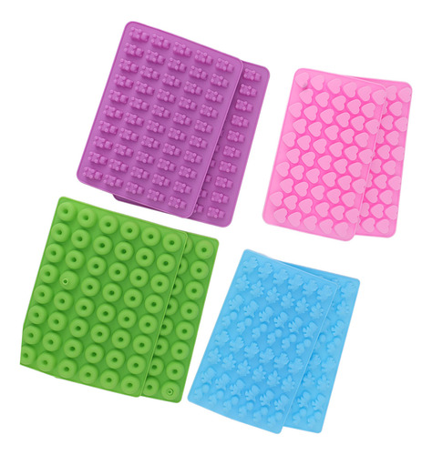 Molde De Silicona Para Caramelos Con Forma De Corazón, 10 Un