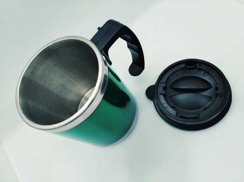 Taza Termica Con Tapa Plastica .