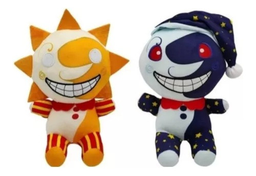 Peluche Fnaf Sundrop Sol  Y Luna Five Nights  Combo X 2