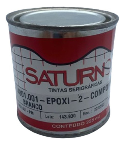 Tinta Epóxi 225ml Saturno 4801 + Catalizador 225ml