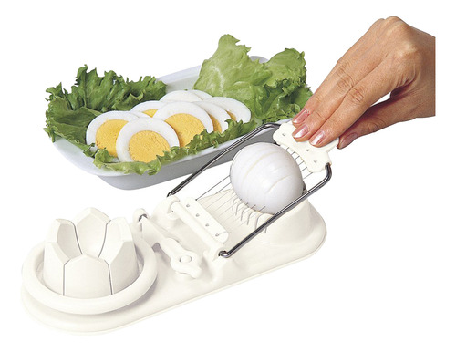 Egg Slicer 2 En 1, Multifunción, Sección Cortadora De Huevos