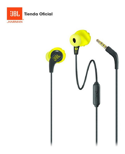 Audífonos Jbl Endurance Run Resistente Al Sudor Amarillo Color Yellow