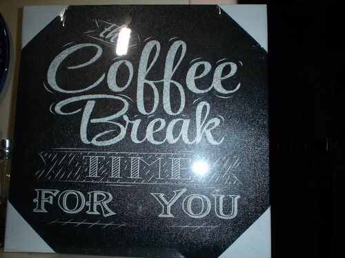 Cuadro Lamina Mural Caffee Break Foto  Jer