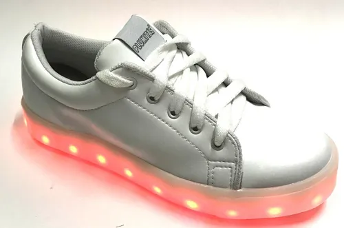 Zapatillas plumitas con luces clearance