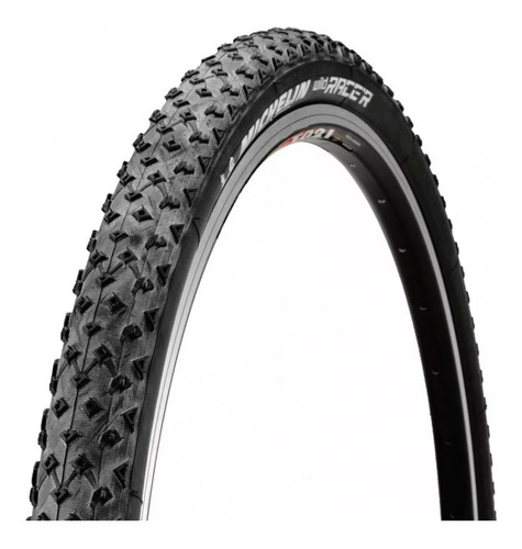 Neumático Michelin 29 X 2.10 Wild Racer Aramid Tubeless MTB, color negro
