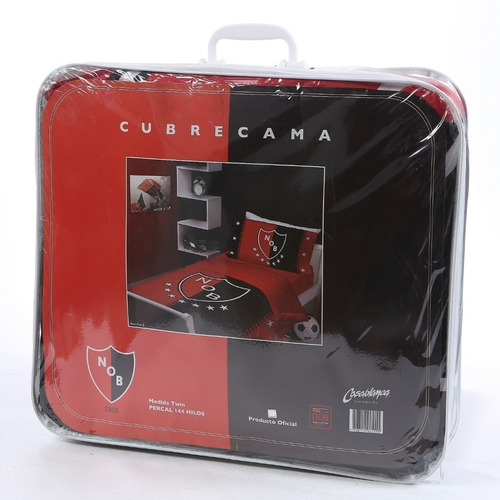 Cubrecama Cover Casablanca Newells Old Boys 1 1/2 Pl Ct Mmk