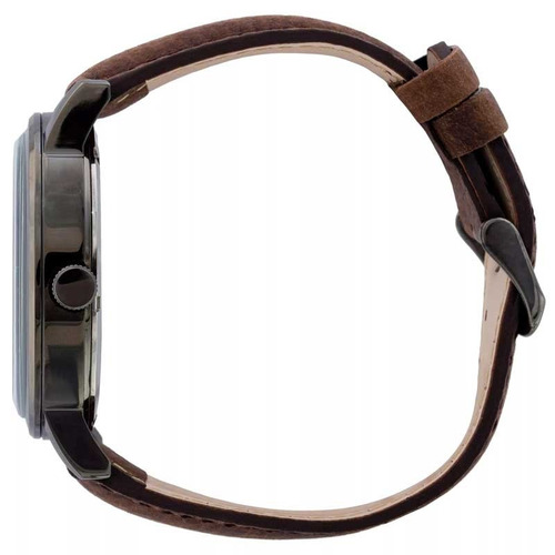Relógio Technos Masculino Golf 2115laq/2c Preto Couro Marrom