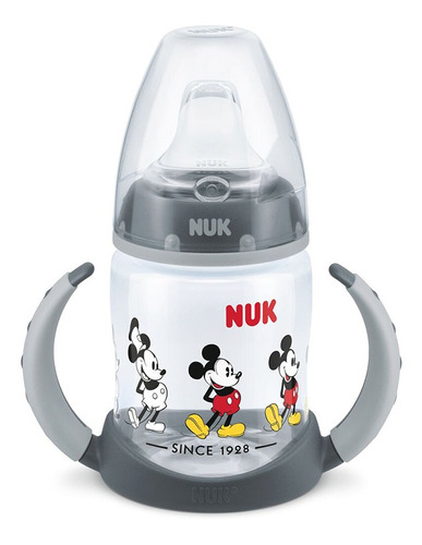 Vaso Nuk First Choice Apren Mickey 6m Gris