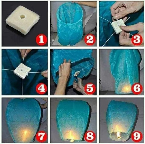 Globos Cantoya, Globos Del Deseo Sky Lantern X 1 Ud (remate)