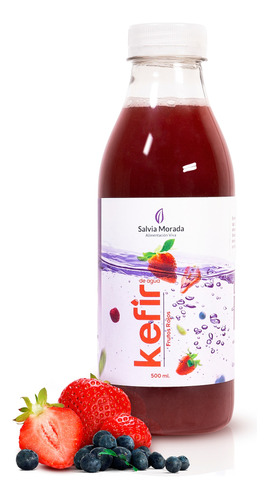 Kefir De Agua Con Flor De Jamaica Bebida Probiótica 500ml