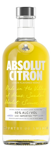 Vodka Citron 750ml Absolut